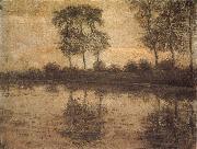 Piet Mondrian Trees at the edge of Gaiyin river oil painting picture wholesale